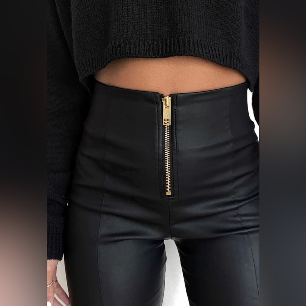 Second Skin Pants XS All Things Golden NEW black